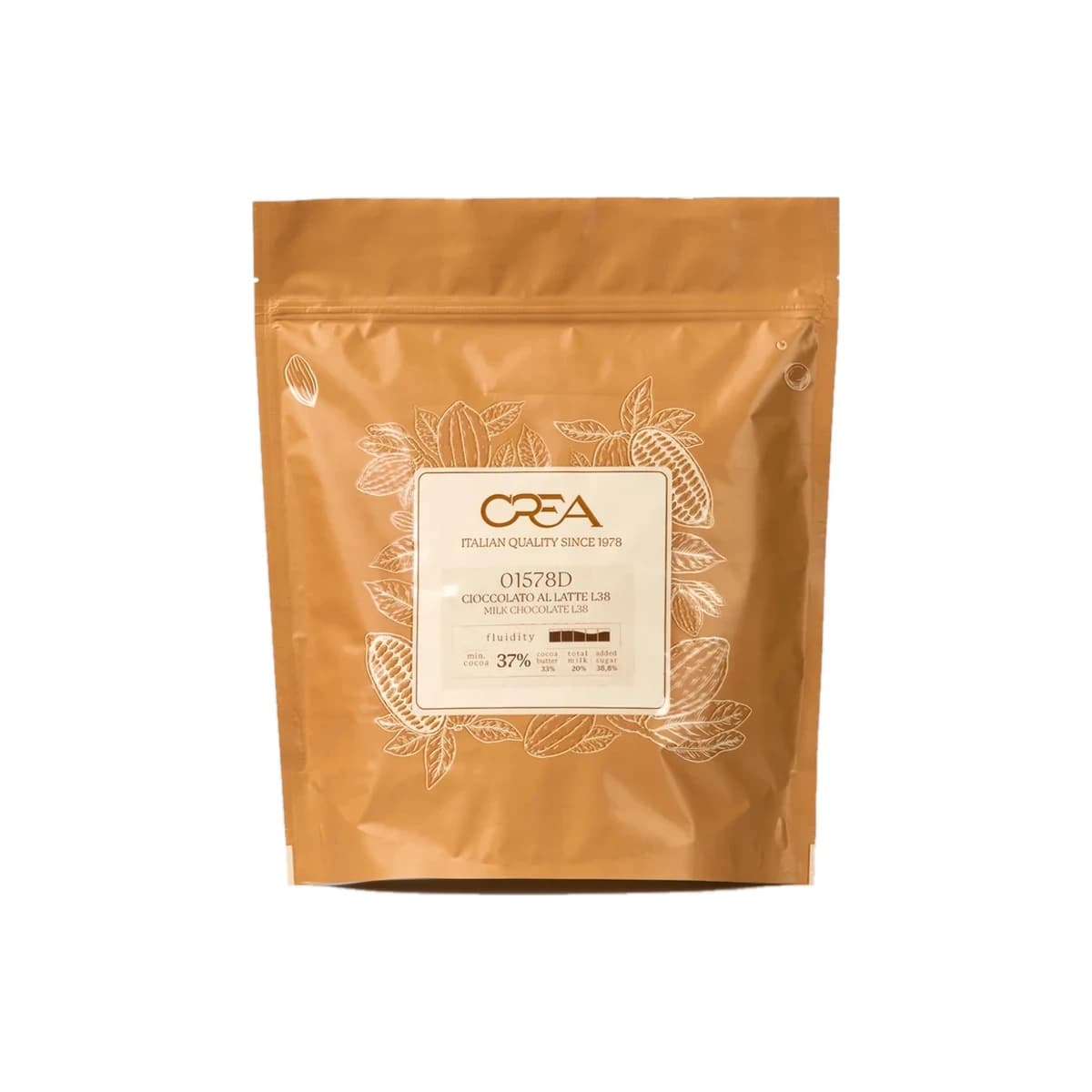 Milk chocolate 37% cocoa — CREA