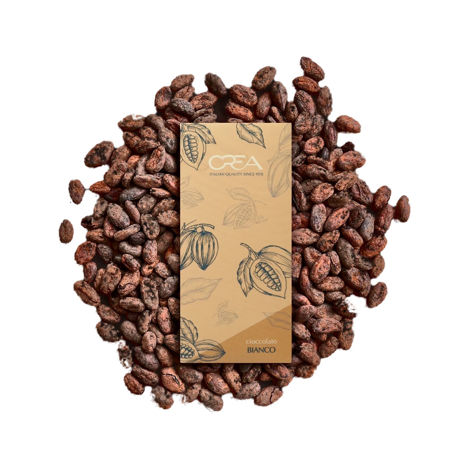 White chocolate bar with cream — CREA